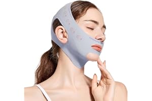 SexxLady fascia lifting viso orecchie,fascia post lifting viso,maschera riutilizzabile a V, maschera lifting v, doppio mento cintura viso v line