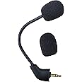 TNE Replacement Game Mic Microphone Boom for Post-2021 2nd Version Wired Kingston HyperX Cloud 2 II Cloud Core Cloud Pro CloudX PS4 Xbox One Nintendo Switch Computer PC Gaming Headsets