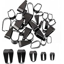 100 Stück Edelstahl Snap-On Bails – 9x4x6 Mm, Für DIY Schmuck, Anhänger, Perlen