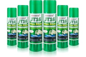 DERUC Impresora 3D Pegamento Stick 36g PVP de secado rápido Pegamento sólido para cama caliente Filamento de impresión PLA ABS PET PETG Lavable Fácil de pegar (paquete de 6)