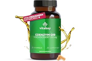 ‎VITABAY Vitabay Coenzym Q10 200 mg – 120 Vegane Kapseln – Laborgeprüft in Deutschland