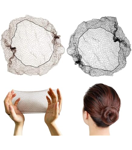 Filets à Cheveux Invisibles Sibel - Châtain Clair, Lot De 2, Neufs, Parfaits Pour Coiffures