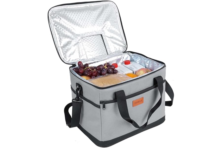 Kollea Cool Bag - 30 Litre Cool box -Insulated Cooler Bag Lunch Bag Keep Warm and Cold, Leak-Proof, With Carriying Straps, Multiple Pockets - Ideal for Travel, Camping, Picnics, BBQ
