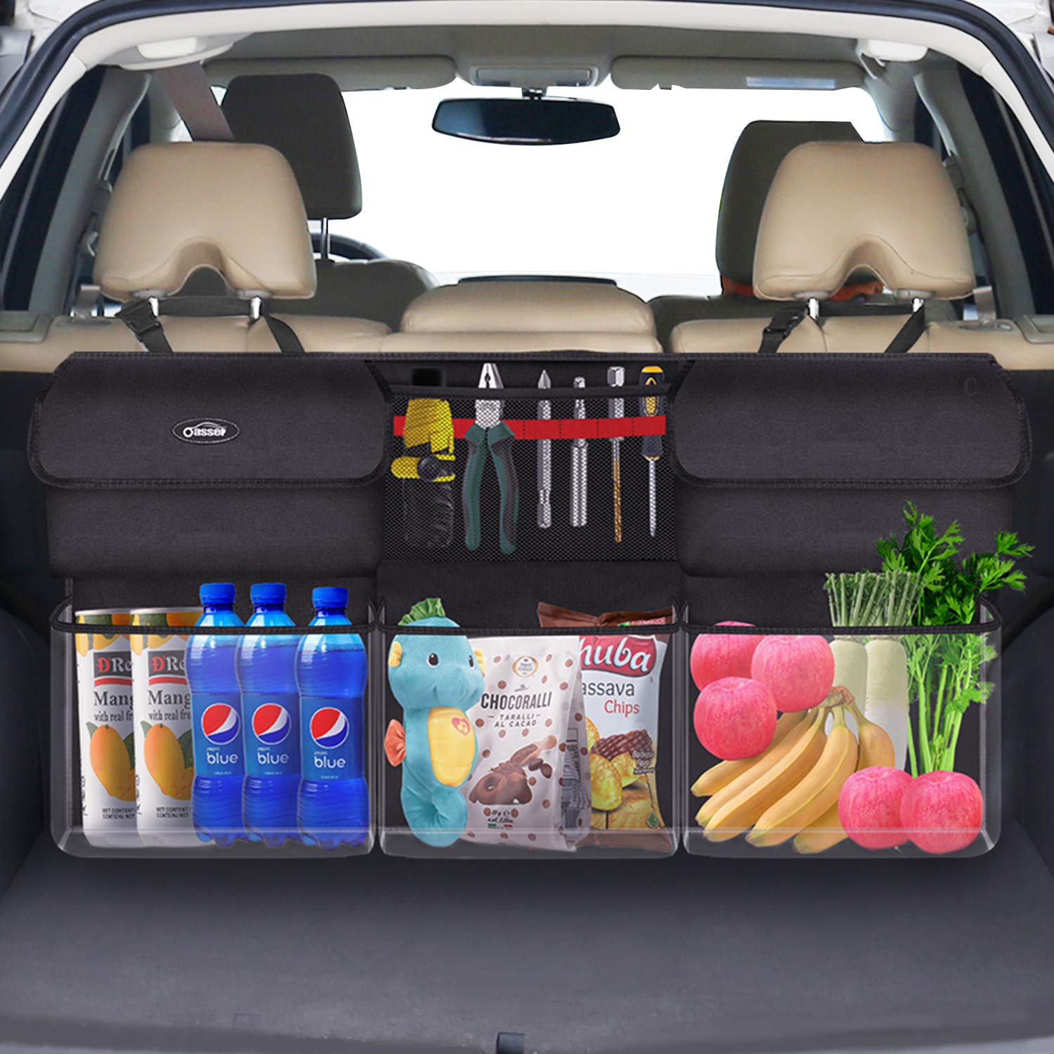 Oasser-Sac-de-Rangement-Arrire-pour-Voiture-Rangement-de-Voiture-6-Grandes-Poches-et-Magicien-de-lespace-Organisateur-de-Rangement-pour-SUV-MPV-Van