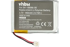 vhbw Akku Ersatz für Garmin 361-00086-00 für Smartwatch Uhr Fitnessarmband (180mAh, 3,7V, Li-Polymer) + Werkzeug-Set