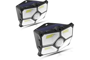 LEDYA Solarlampen Für Außen Mit Bewegungsmelder, 40 LED 1000 Lumens Solarleuchten Für Außen, IP65 Wasserdichte Wandleuchte Aussen Mit Bewegungsmelder Für Wand Post Pathway, Garten Und Mehr, 2 Stück