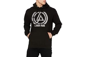 ROCK OFF OFFICIALLY LICENSED PRODUCTS Linkin Park Kapuzenpullover Concentric Band Logo Nue offiziell Unisex Schwarz