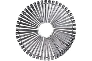 TIMESETL 50pcs Irrigation Drippers for 4mm/7mm Tube 360 Degree 8 Holes Adjustable Watering System Micro Flow Drip Irrigation Kit