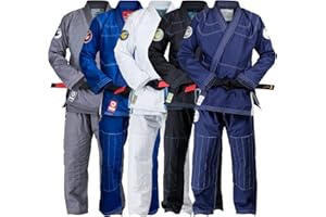 Gold BJJ Jiu Jitsu Gi – ultraleichte Herren-Aeroweave – Sanforisierte brasilianische Jiu Jitsu-Uniform für Männer