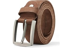 VRLEGEND Ceinture Homme Cuir Ceinturon En Cuir Pleine Fleur,100% Cuir Véritable 38 mm De Largeur avec Boîte Cadeau