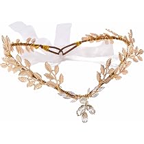 Flayem Nozze Sposa Capelli Vite Verde Cristallo Foglia Fascia per capelli Strass Copricapo Nozze Ballo studentesco Capelli Accessori per Donne e Ragazze
