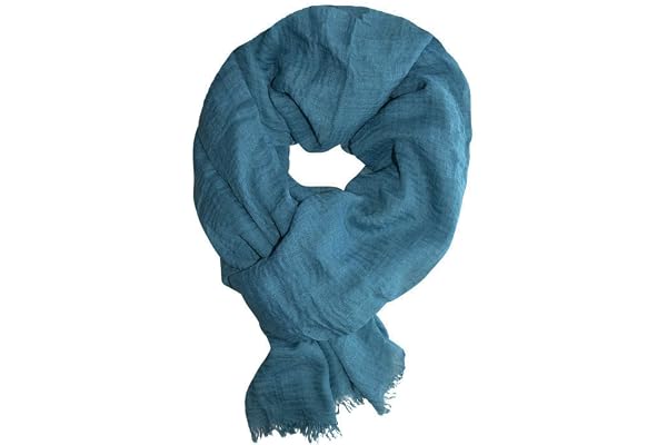 Karl Loven Femme - Foulard - Froissé - pashmina - écharpe - cache-col - cou - 30 Couleurs