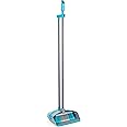Beldray Dustpan and Brush Set, Long Handled 92cm Sweeping Brush, Household Dust Pan with Rubber Lip, Thick Bristle Broom, Lightweight Indoor Cleaning Set, Stand Up Dustpan & Brush Set, Compact Storage