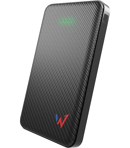 Powerbank Grundig 5000 MAh - Batterie Externe Avec 2x USB-A Et 1x USB-C, Charge Rapide Universelle - 5