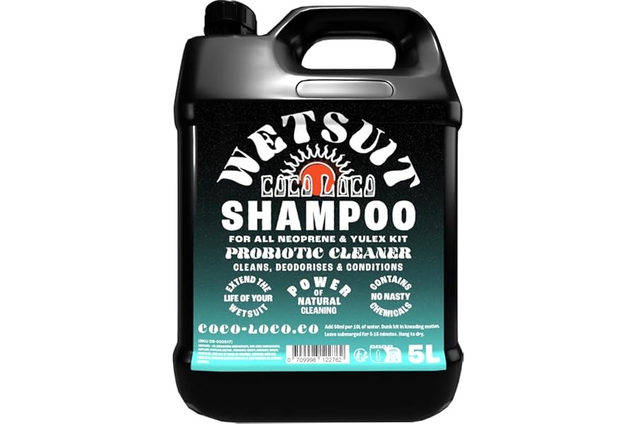 Coco Loco Wetsuit Shampoo Cleaner & Deodoriser, For All Neoprene Kit (5L)