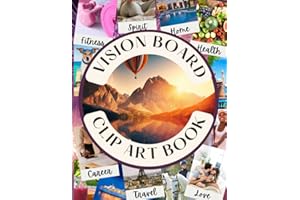 Vision Board Clip Art Book: Pictures And Quotes For Women - To Manifest Your Dreams