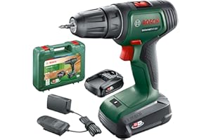 Bosch Home and Garden UniversalDrill Taladro y Atornillador a Batería, 18V, 2 Baterías, Sistema de 18 V, en Maletín, Color Ve