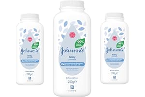 JOHNSON & JOHNSON 3 talk dla niemowląt Johnson's w proszku 200 g każda