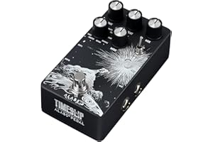 ALABS TIMESLIP Delay Pedal Für E Guitar, Stereo Delay Gitarren-Effektpedal mit 9 Delay Effects, Effektgerät - Analog Dry Through,True Bypass,Tap Tempo,Adjustable Modulation, Multi-Expression Control
