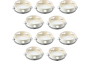 liovitor Lot de 10 tambourins musicaux ronds de 15,2 cm pour karaoké