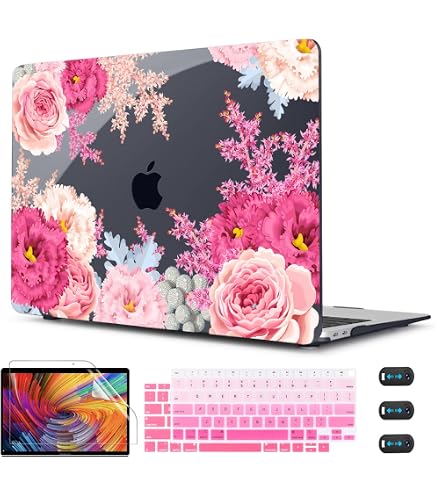 I-King MacBook Air 13 Inch Case Compatible With M1 A2337 A2179 A1932 (2021-2018) - Hard Shell, Keyboard Cover, Screen Protector | Funny Kittens Design - View #8