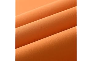 Wooqu Bookcloth Cloth Surface and Paper Backing Durable Strong 17" x 29" Bookbinding Orange