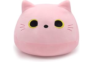 Yamepuia 6Pcs Black Cat Plush Charm, Cat Suffed Animal Pendant, Soft Cat Plushies Toy, Birthday Cake Wedding Decorations Party Favors Supplies Bag Charm DIY Accessory