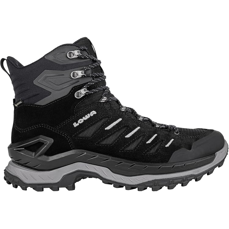 LOWA Boots medium AXOS GTX Mid, Graphite Flame : Amazon.de 