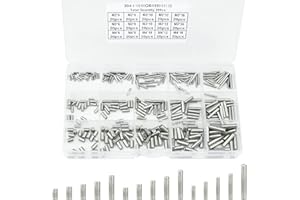 BIGP 300 Stück Zylinderstifte, M2 M3 M4 Edelstahl Zylinderstift für Türen Fenster Holzprodukte Doppelbetten Regale Schranktrennwände Schaftbefestigungen Industrie