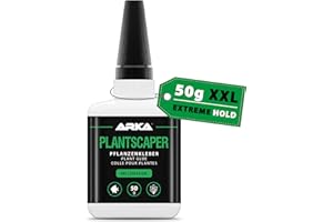 Colla piante acquario 50 g gel – ARKA Plantscaper – per muschi, radici, rocce e decorazioni – non cola, aderisce subito – sicura per gamberetti e piante – per aquascaping dolce – uso professionale