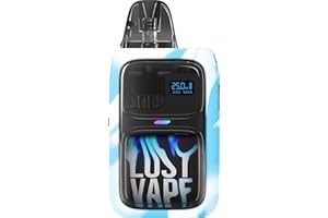 TVDC Lost Vape Ursa Epoch Pod Kit, 1000mah Built-In-Battery, 0.42 OLED Display, Adjustable Airflow Control, USB-C 2AMP Fast Recharging, 2ml Cartridge No Nicotine (Flame Ice)