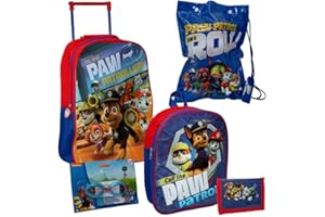 SAMBRO Paw Patrol 5 Piece Luggage Set