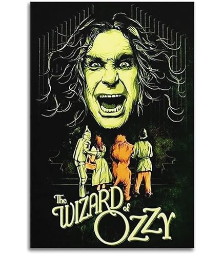 Ozzy Osbourne Leinwand-Poster 30x45cm - Musik Poster Für Wanddekoration