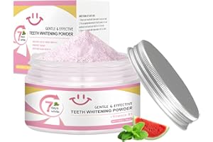 NAILPRETTY 50g Polvere sbiancante per denti, olvere sbiancamento denti professionale, Usato per pulire i denti e respirare fresco,rimozione Delle Macchie Profonde