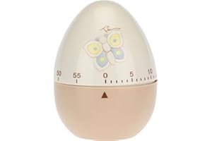 THUN - Time Decorato con Farfalla e Fiore - Accessori Cucina - Linea Elegance - Acrilonitrile-Butadiene-Stirene (ABS) - 7 h cm, Base 3,5 cm