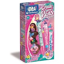 Clementoni Idea - Il Laboratorio Dei Fiori, Creative Kit For Children 8 Years, With 8 Paper Flowers To Colour And Perfume And Many Accessories To Combine, Made In Italy Game, Italian Language