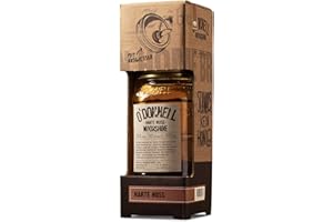 ‎O'DONNELL MOONSHINE O'Donnell Moonshine Haselnusslikör Harte Nuss Geschenkset (+ Ausgießer) – Nuss Likör mit Whiskey & Karamell Geschmak (700ml) in Original Mason Jar – 25% Premium Spirituose Made in Berlin