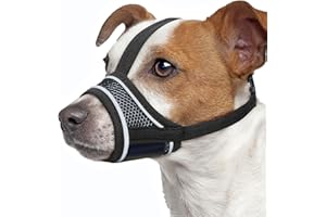 Dratenger Hunde Maulkorb, Nylon-Maulkorb Für Hunde Verstellbares Gurtband Geeignet für Maulkörbe von mittleren und großen Hunden Verhinderung von Bellen, Beißen und Kauen (XS)