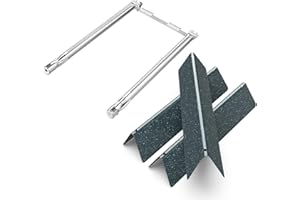 GARDENZ 7635 Flavorizer Bars Porzellan-emailliert für Weber Gasgrill Spirit 200 Series (mit Frontknöpfen), 38.9x8.9x6.8CM Brennerabdeckung Ersatzteile für Spirit E210 S210 E220 S220. (7635 & 69785)