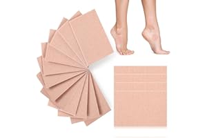 NAMALU 12 Pcs Moleskin Tape Blister Plasters for Foot 7.5 x 5 cm Flannel Adhesive Pads Moleskin Blister Prevention Cushions and Pads for Heel, Toe, Pain Relief