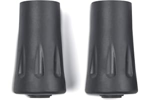 Replacement 2 x Ferrule for Trekrite and Other Standard Walking/Hiking Poles Rubber Tips/Ends Accessories Attachments