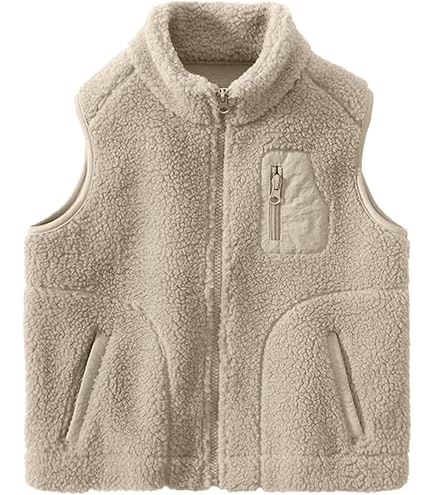 Unisex-Babyweste Mit Stehkragen Reißverschluss – Ärmellose Winterjacke Für Babys & Kleinkinder
