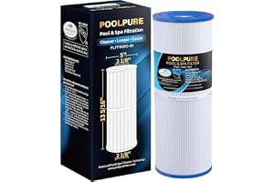 POOLPURE 1-delat spa-filter hot tub filterbyte ersättning för Pleatco PRB50-IN, PRB501N, Unicel C-4950, Filbur FC-2390, 50 m²