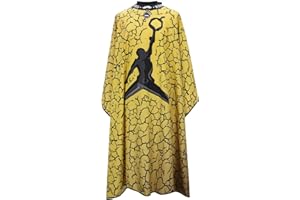 STYLANCE Mantello da barbiere, mantello da taglio per capelli con chiusura a scatto, mantello professionale per salone con chiusura a scatto, per parrucchieri, 127 x 152 cm