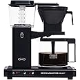 Moccamaster KBG Select, kaffebryggare, kaffefiltermaskin, retro, matt svart, 1,25L