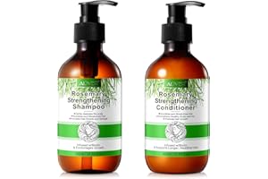 VALLEYLUX Rosmarin Shampoo w/Rosmarin Conditioner für Haarwachstum, Rosemary Shampoo und Conditioner gegen Haarausfall, Nährende Kopfhaut, Reduziert Frizz, Feuchtigkeit Shampoo Haarspülung für Damen Herren