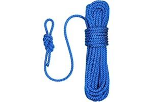 PARAGON MAGNETS Paragon Rope with Loop. 8mm Diameter Heavy Duty Marine Grade Floating Rope. Water and UV Resistant. Flexible, Tough and Lightweight. Magnet Fishing, Sailing, Expedition, Outdoor