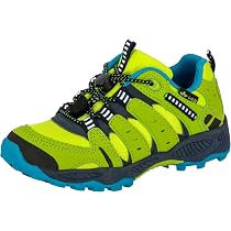 Lico Fremont Trekking Wanderhalbschuhe Für Kinder – Petrol Lemon, Größe 30, Mit Schnellverschluss & Gummisohle
