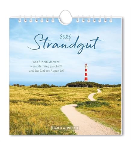 Postkartenkalender 2025 'Strandgut' – 12 Monatsblätter Als Postkarten, 16x17 Cm, Spiralbindung