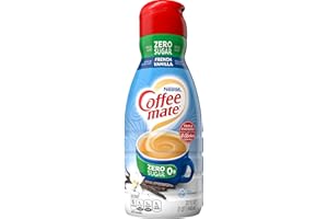 GROCERIESRUS Coffee mate - Zero Sugar French Vanilla Liquid Coffee Creamer - 32 fl oz (946ml)